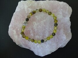 Dames armband de flower of life met Agaat