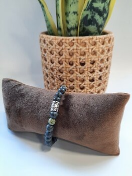 Dames natuursteen armband Zo&iuml;siet