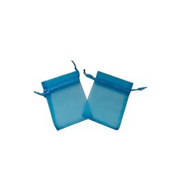 Organza zakjes blauw