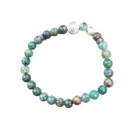 Afrikaans Turquoise dames armband