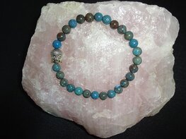 Dames armband Picasso Jaspis blauw