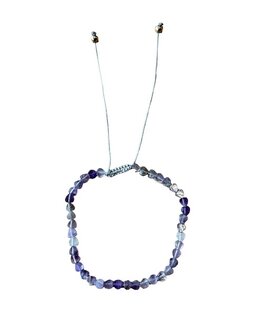 Hartjes armband van natuursteen Amethist