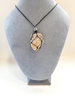 Ketting van natuursteen Citrien