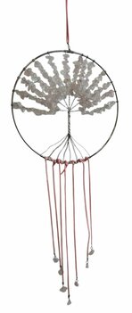 Hanger XXL van natuursteen Rozenkwarts