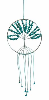 XL raamhanger van natuursteen Turquoise