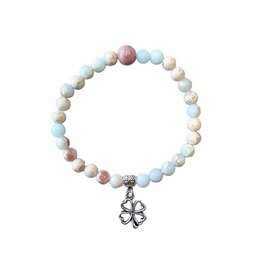 Larderiet armband met klaver 4 