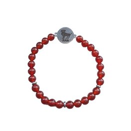 Carneool dames armband met sterrenbeeld Ram
