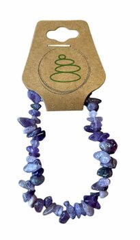 Armband Split van natuursteen Amethist