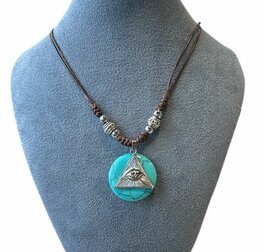 Ketting met natuursteen Turquoise