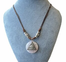 Ketting met natuursteen Rozenkwarts