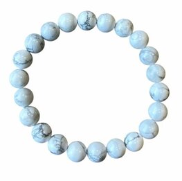 Amerikaans Howliet natuurstenen armband