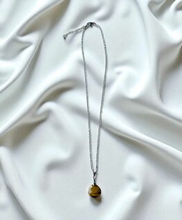 Ketting met natuursteen Tijgeroog