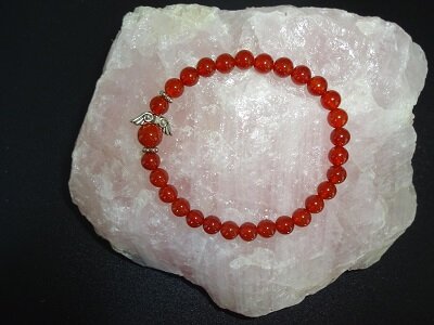 Dames armband Carneool