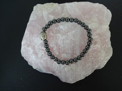 Dames armband Hematiet