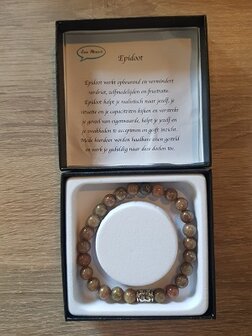 Heren armband Epidoot met basic / tonkraal