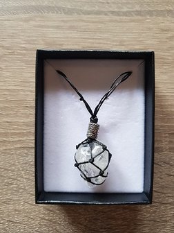 Damesketting van natuursteen Bergkristal