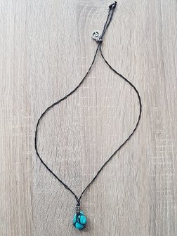 Damesketting van natuursteen Turquoise