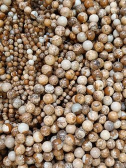 Natuurstenen kraal Gele Jaspis