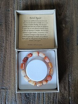 Dames armband Band Agaat met grote natuurstenen