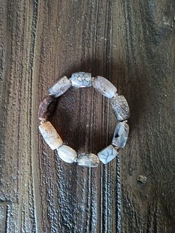 Dames armband Dragon Veins Agaat met grote natuurstenen