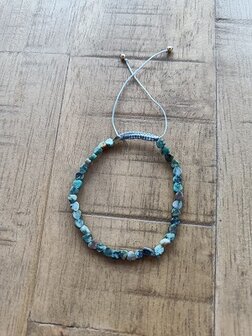 Dames armband Afrikaans Turquoise