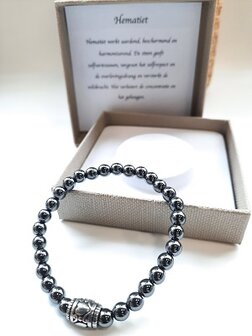 Hematiet natuurstenen armband