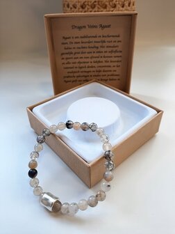 Dames armband Dragon Veins Agaat