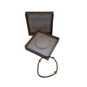 Dames armband natuursteen Tijgeroog 3mm