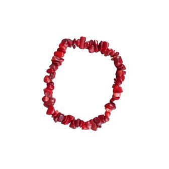 Dames natuurstenen armband van Koraal