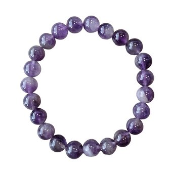Natuurstenen armband van Amethist