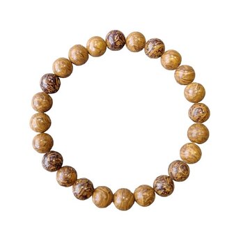 Herenarmband met natuursteen Goudnerf Jade