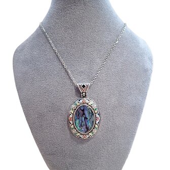 Dames ketting Abalone schelp