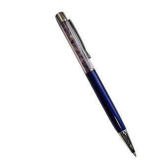 Pen met natuursteen Amethist