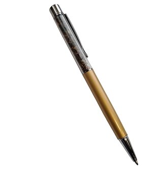Pen met natuursteen Tijgeroog