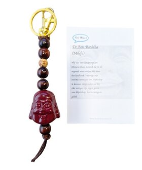 Reis Boeddha bordeaux rood