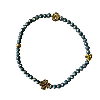 Dames armband Bronziet 3 mm