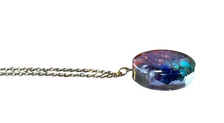Epoxy ketting met natuursteen