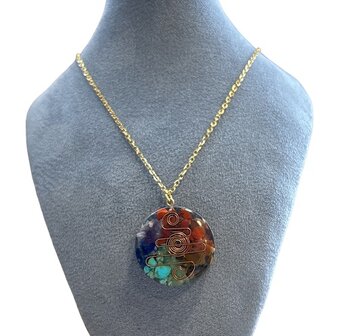 Epoxy ketting met natuursteen