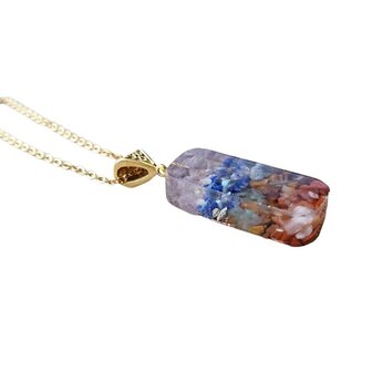 Epoxy ketting met natuursteen