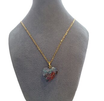 Epoxy ketting met natuursteen
