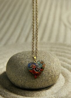 Epoxy ketting met natuursteen