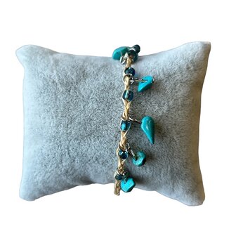 Natuursteen Turquoise armband