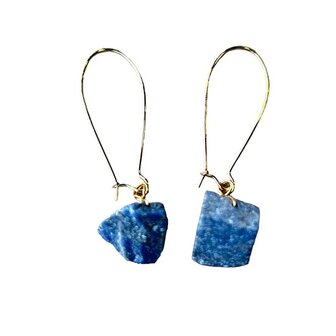Lapis Lazuli oorhaakjes