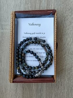 Natuurstenen ketting Valkenoog