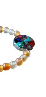 Armband met agaat en epoxy