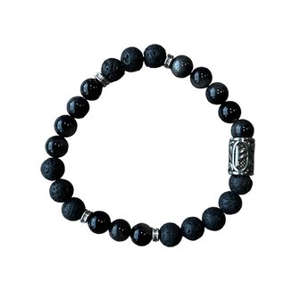 Heren armband met Viking kraal
