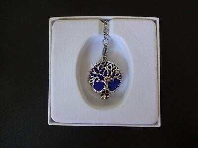 Dames ketting Geboortesteen Sodalite for December