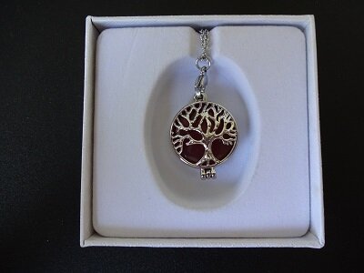 Dames ketting Geboortesteen Carnelion for January