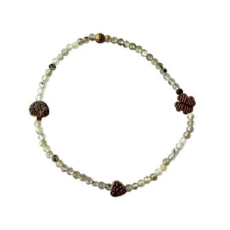 Labradoriet 3 mm armband