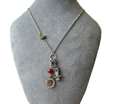 Ketting bi Schijf Nefriet Jade
